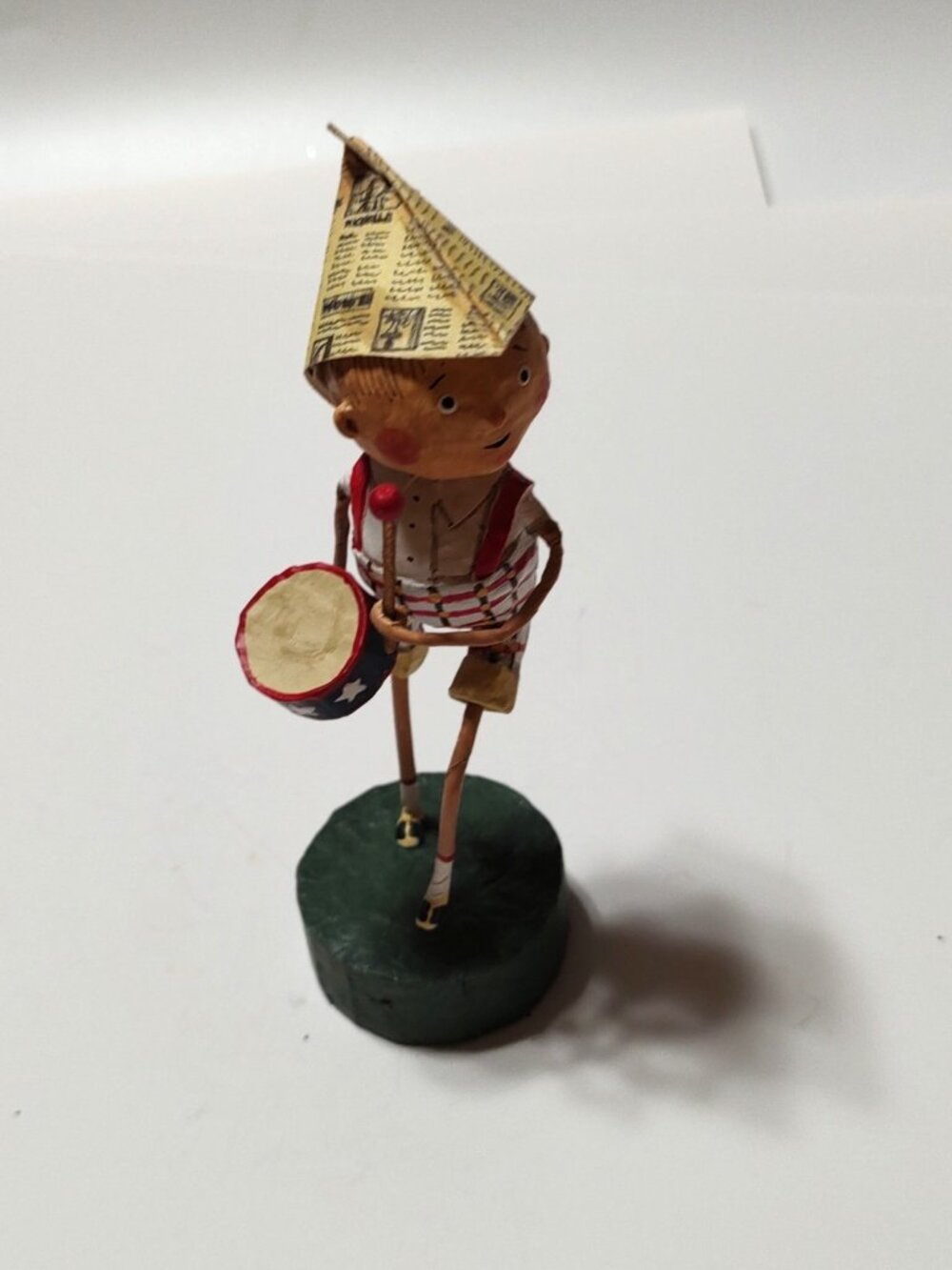 Lori Mitchell Little Patriotic Boy with Little Drum